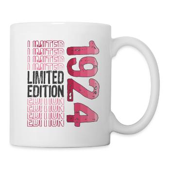 Edition limitée depuis 1924 Anniversaire Millésime 1924 - Mug blanc - blanc - Droite