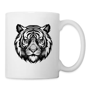 Tiger Animal Head - Mug - white - Right