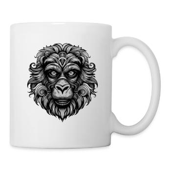 Monkey Animal Head - Mug - white - Right