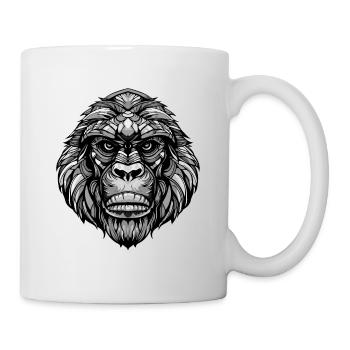 Gorilla Animal Head - Mug - white - Right