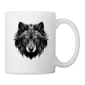 Wolf Animal Head - Mug - white - Right