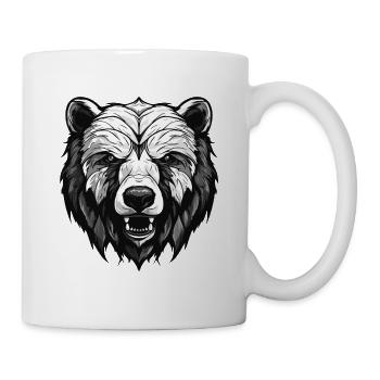 Polar Bear Animal Head Polar Bear - Mug - white - Right