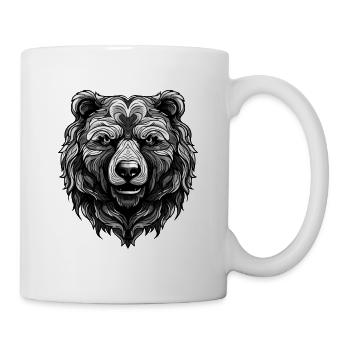 Bear Animal Head - Mug - white - Right