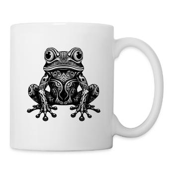 Frosch Tier - Tasse - Weiß - Rechts