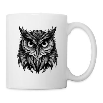 Owl Animal Head - Mug - white - Right
