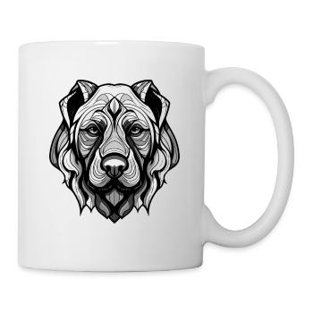 Kangal Hund Porträt - Tasse - Weiß - Rechts