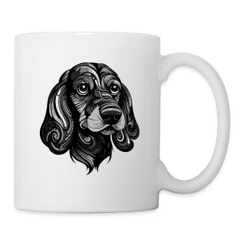 Dachshund Dog Portrait Dachshund - Mug - white - Right