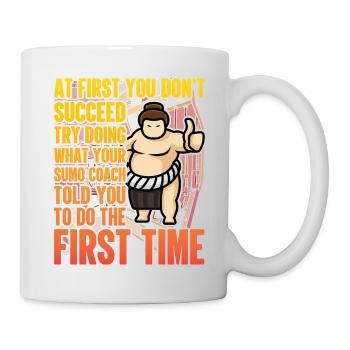 Sumo Funny Quote - Mug - white - Right