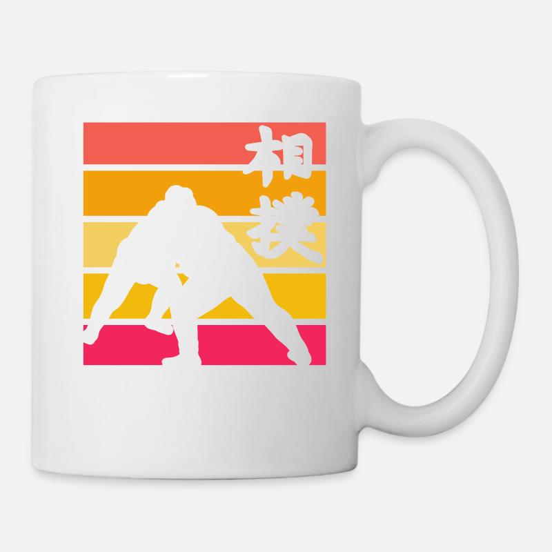 Sumo Retro - Mug - white