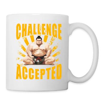 Challenge Accepted Sumo - Mug - white - Right