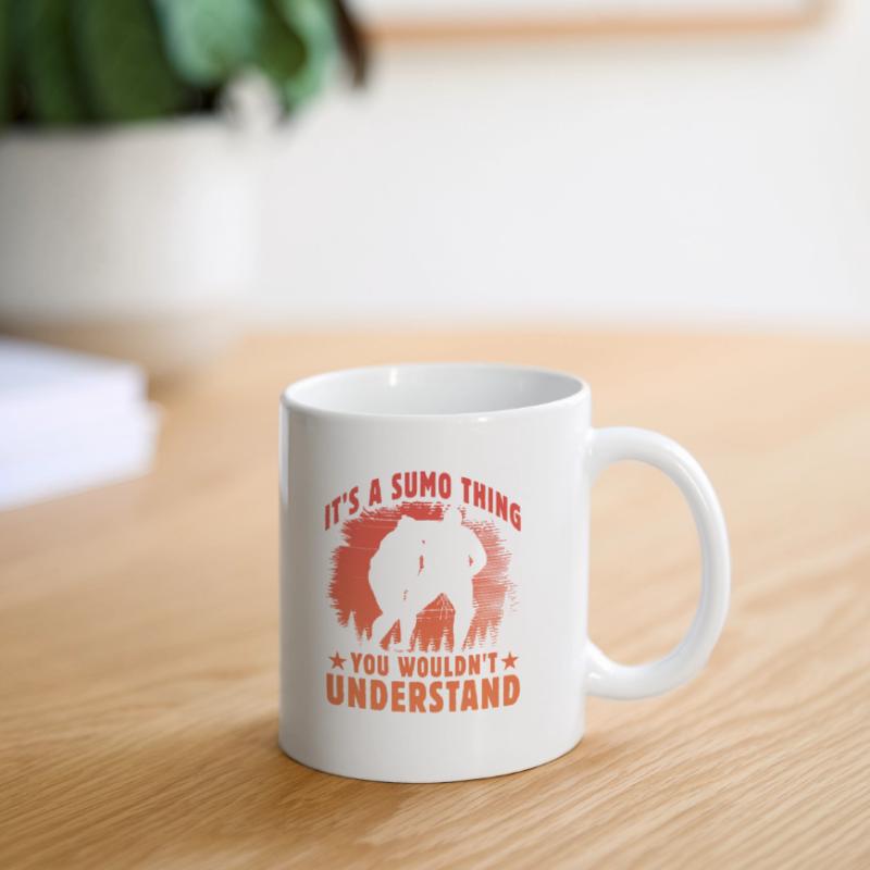 C’est un truc de sumo que vous ne comprendriez pas Mug blanc