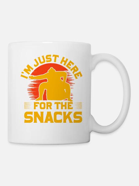 I'm just here for the Snacks - Mug - white