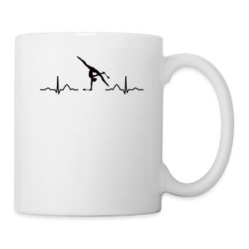 Clubs de gymnastique ECG Gymnastique rythmique - Mug blanc - blanc - Droite