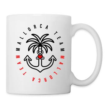 Mallorca Team Anker Palme Herz - Tasse - Weiß - Rechts