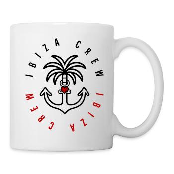 Ibiza Crew Anchor Palm Tree Heart - Mug - white - Right