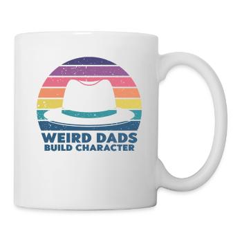 Pères étranges Forme Caractère Père drôle - Mug blanc - blanc - Droite