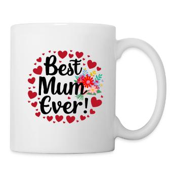 Best Mom Forever - Cadeau de fête des mères - Mug blanc - blanc - Droite