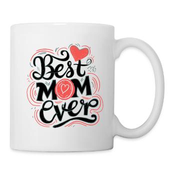 Best Mom Forever - Cadeau de fête des mères - Mug blanc - blanc - Droite