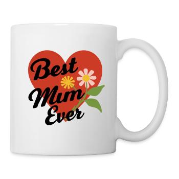 Best Mom Forever - Cadeau de fête des mères - Mug blanc - blanc - Droite