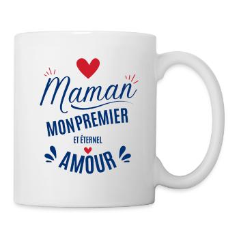 éternel amour cadeau maman - Mug blanc - blanc - Droite