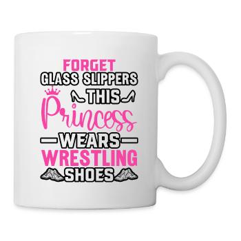 Oubliez les pantoufles de verre que porte cette princesse - Mug blanc - blanc - Droite