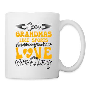 Les grands-mères cool aiment les sports les grands-mères géniales - Mug blanc - blanc - Droite