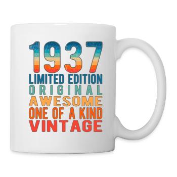 Limited Edition Since 1937 Birthday Vintage 1937 - Mug - white - Right