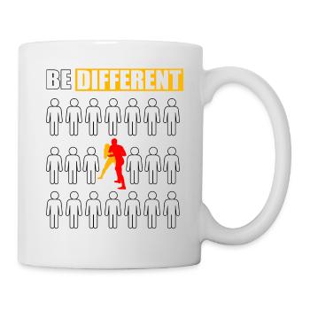 La lutte, c’est différent - Mug blanc - blanc - Droite