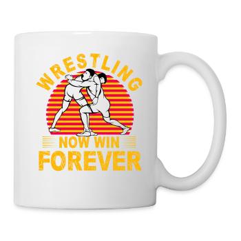 Wrestling Jetzt für immer gewinnen - Tasse - Weiß - Rechts