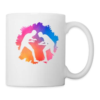 Lutte - Mug blanc - blanc - Droite