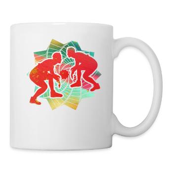 Lutte - Mug blanc - blanc - Droite