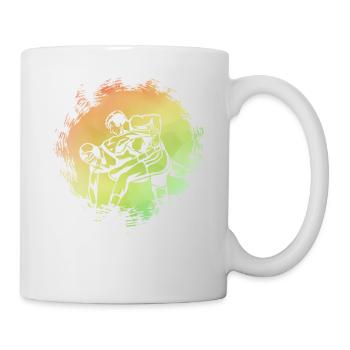 Ringen - Tasse - Weiß - Rechts