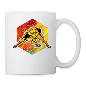 Lutte - Mug blanc - blanc - Droite