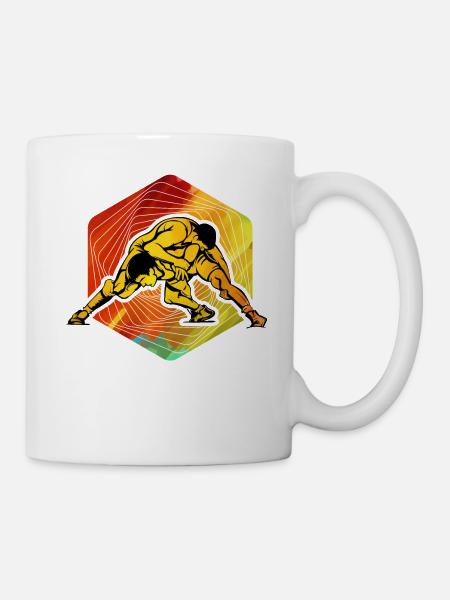 Ringen - Tasse - Weiß