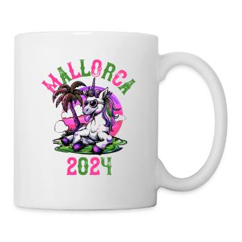 Majorque 2024 Licorne Party Vacances - Mug blanc - blanc - Droite