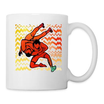 Lutte - Mug blanc - blanc - Droite