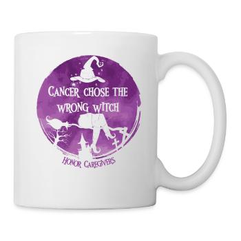 Cancer Witch Plum Honor soignant Cancer - Mug blanc - blanc - Droite