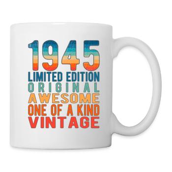 Limited Edition Since 1945 Birthday Vintage 1945 - Mug - white - Right