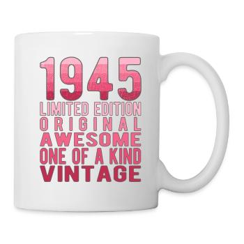 Limited Edition Since 1945 Birthday Vintage 1945 - Mug - white - Right