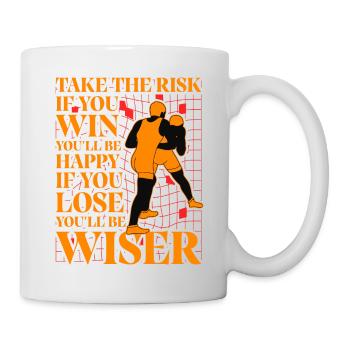 Lutte - Mug blanc - blanc - Droite