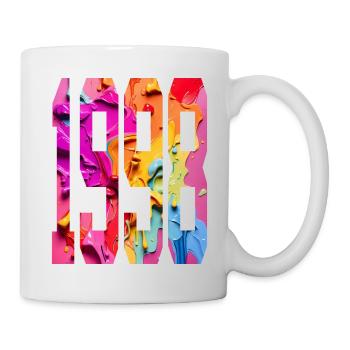 BUNT 28E ANNIVERSAIRE 1998 - Mug blanc - blanc - Droite