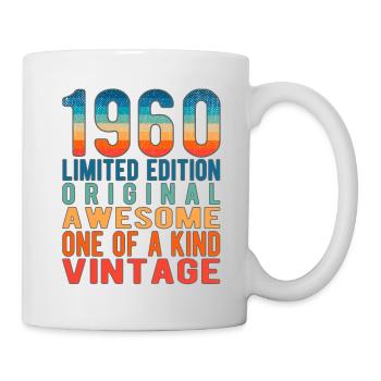 Édition limitée depuis 1960 anniversaire Vintage des années 1960 - Mug blanc - blanc - Droite