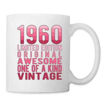 Édition limitée depuis 1960 anniversaire Vintage des années 1960 - Mug blanc - blanc - Droite
