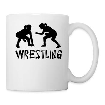 Lutte Femmes Filles Femmes - Mug blanc - blanc - Droite