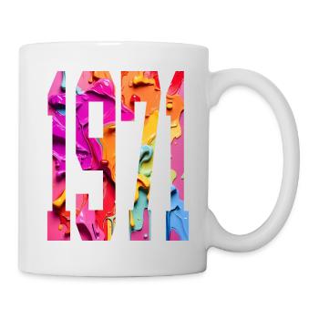 BUNT 55E ANNIVERSAIRE 1971 - Mug blanc - blanc - Droite