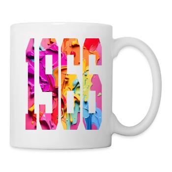 BUNT 60E ANNIVERSAIRE 1966 - Mug blanc - blanc - Droite