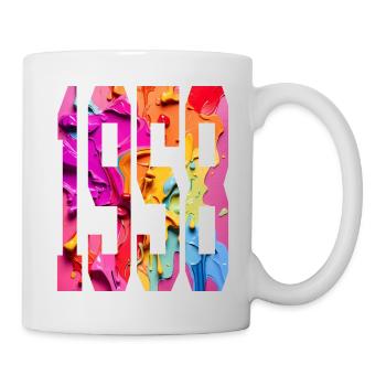 BUNT 68. GEBURTSTAG 1958 - Tasse - Weiß - Rechts