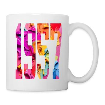 BUNT 69E ANNIVERSAIRE 1957 - Mug blanc - blanc - Droite