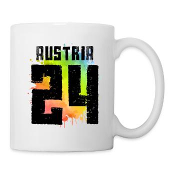 Österreich 24 Trikot 2024 Austria - Tasse - Weiß - Rechts