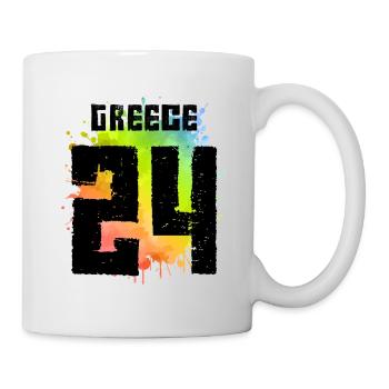 Grèce 24 Chemise 2024 - Mug blanc - blanc - Droite